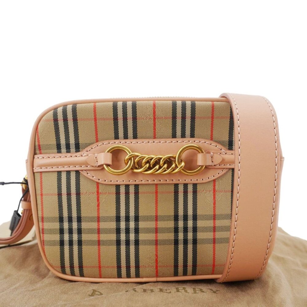 Burberry  1983 Knight Link Check Canvas Bumbag Beige - Picture 3 of 16